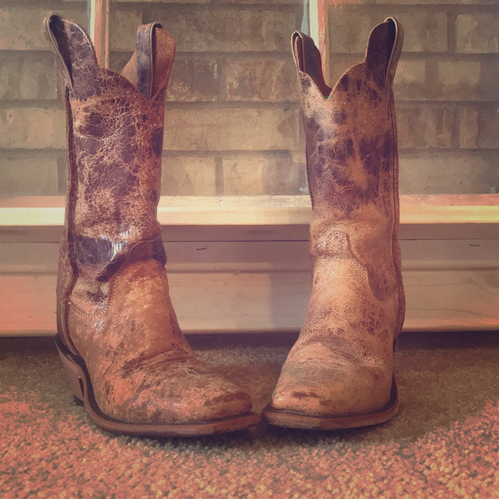 Justin Women's Bent Rail Distressed Western Boots